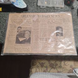 Antique 1935 Newspaper 