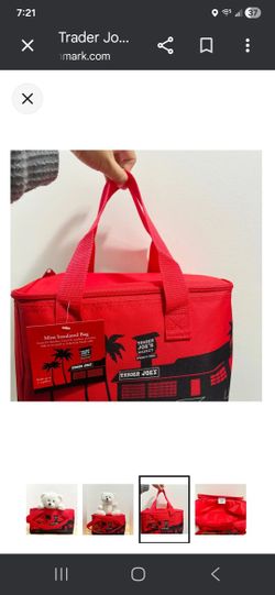 Red Trader Joes INSULATED BAG