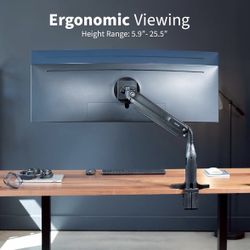 VIVO Aluminum Ultrawide Monitor Stand fits up to 49 inch Computer Screens 