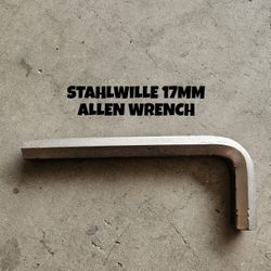 STAHLWILLE 17MM ALLEN WRENCH 