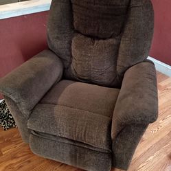 Brown recliner