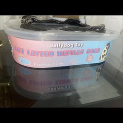 jellydog toy cat litter refills bags 25 ft