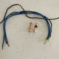 CMC 858-S-G  Thread Speaker Terminal Silver Plated Audio Binding Post DIY