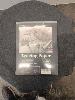 SuFly Tracing Paper (100 Sheets, 8.5" x 11")