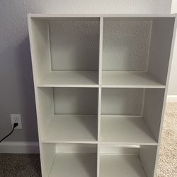 Six Tier White Shelf 