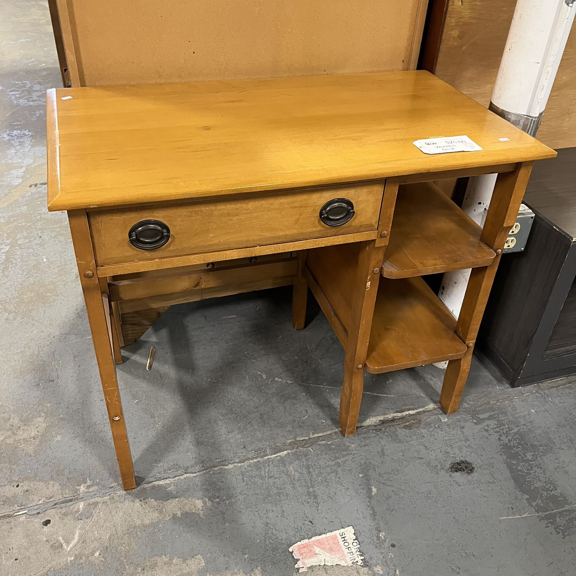 Small Wood Desk (in Store)