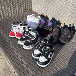 Toddler shoes (Nikes,Jordan, Pumas)