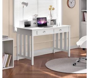 47 inch large computer desk white new