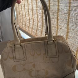 Coach Hand Bag And Over Shoulder