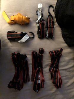 Brand new ratchet straps
