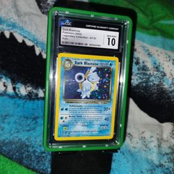 Dark Blastoise CGC 10 Gem Mint Legendary Collection Holo 4/110