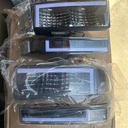 98-04 Chevy S10/Chevy Blazer LED Switchback Headlights Faros Calaveras Micas Luces 