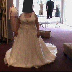 Wedding Dress with tags attached