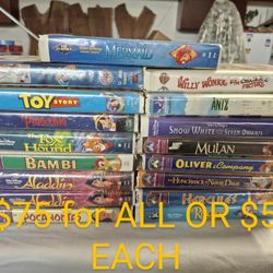 Disney Vhs Movies 