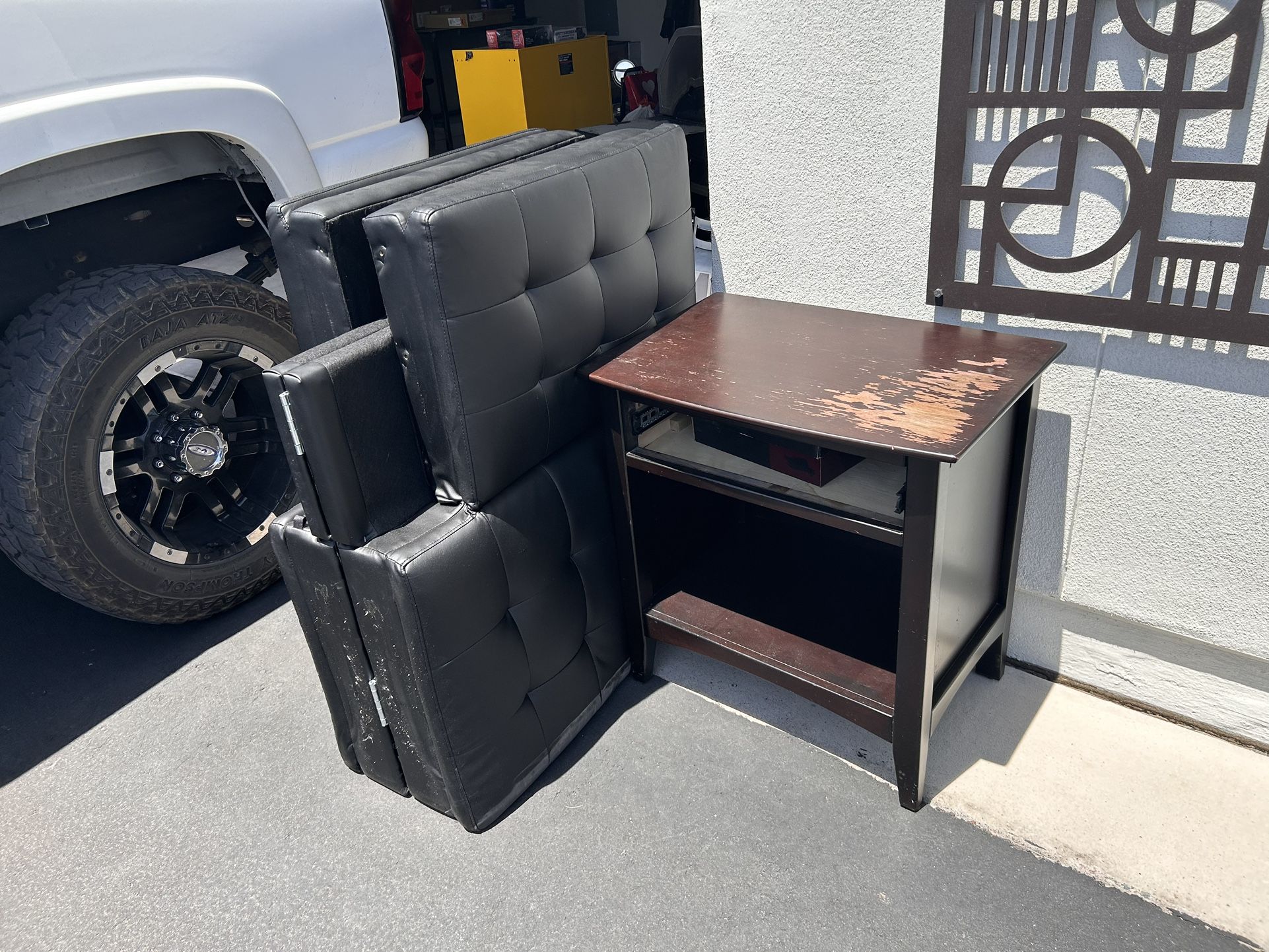 Fold Out Futon And Table For $50