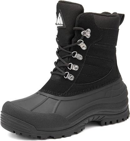 NEW Size 14 POLAR Men Insulated Winter Snow Boots Hiking Mucker Duck Grafters Waterproof Thermal Boot