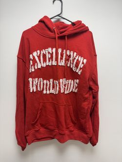 Excellence worldwide hoodie, red