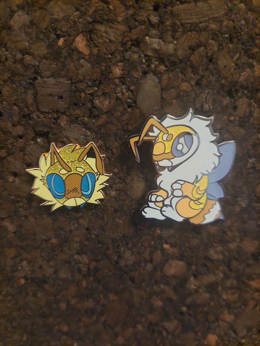 Limited Run Bee Furry Enamel Pins