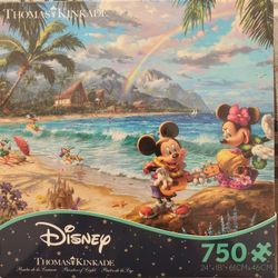 DISNEY (Thomas Kinkade) 750 Piece Jigsaw Puzzle