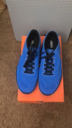 Nike blue athletic shoes