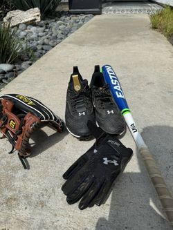 Kids Baseball Gear Package Easton bat 29