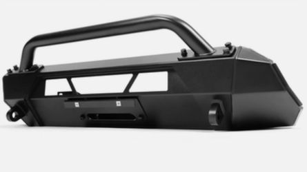 Front Bumper for 2016-2023 Toyota Tacoma w/ Winch Plate & LED Light Bar - Black