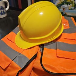 Hard Hat Yellow And Safety West Orange