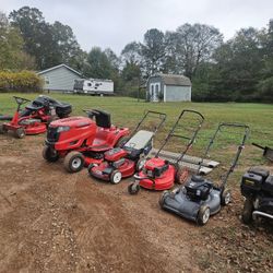 LOTS OF LAWNMOWERS FOR SALE!