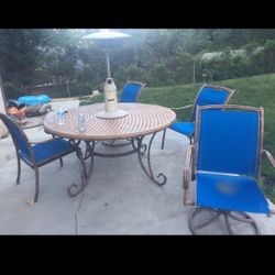 Vintage Rod Iron Patio Set