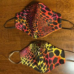 Leopard face mask