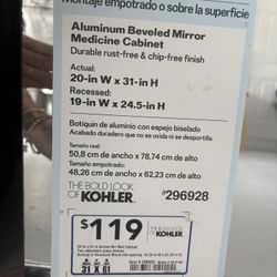 Aluminum Medicine Cabinet 