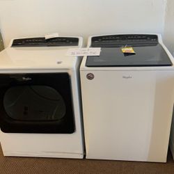 WHIRLPOOL DRYER AND WASHER SET WTWDW WED800DW4 QFW7