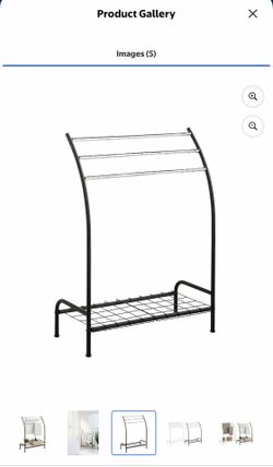 Shower rack towel