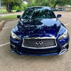 Infiniti Q50 Part Out. Rear Damage