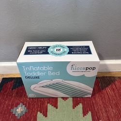 Hiccapop toddler blow up travel mattress