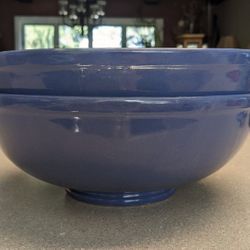 2 Big Heavy Vintage Mixing Bowls