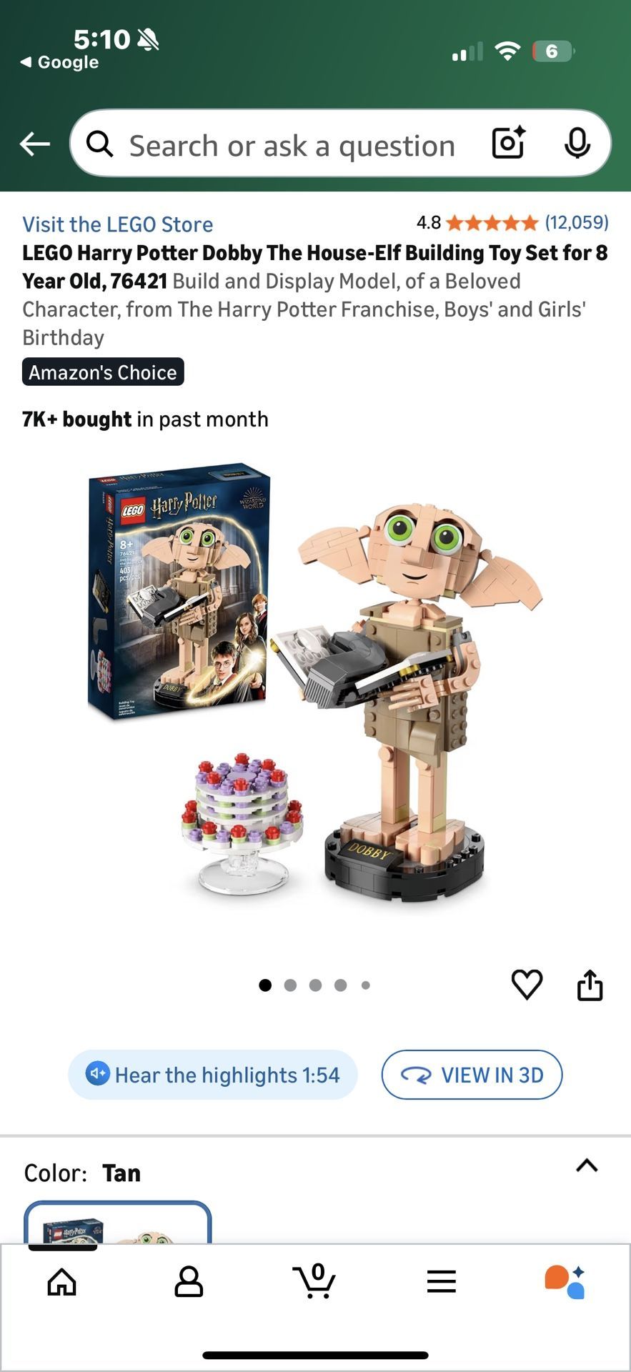 Harry Potter Lego 8+