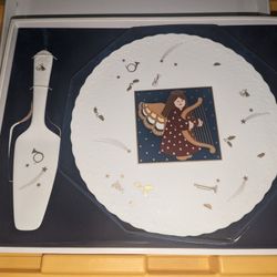 Mikasa Cake Serving Plate And Server 