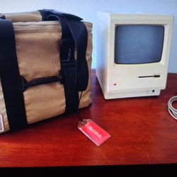 Original Macintosh 1984 M0001 Computer 128k AS IS Parts Repair Optional Case