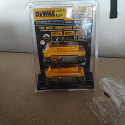 DeWalt 20v Max Powerstack 1.7 Ah Battery (Twin Pack)