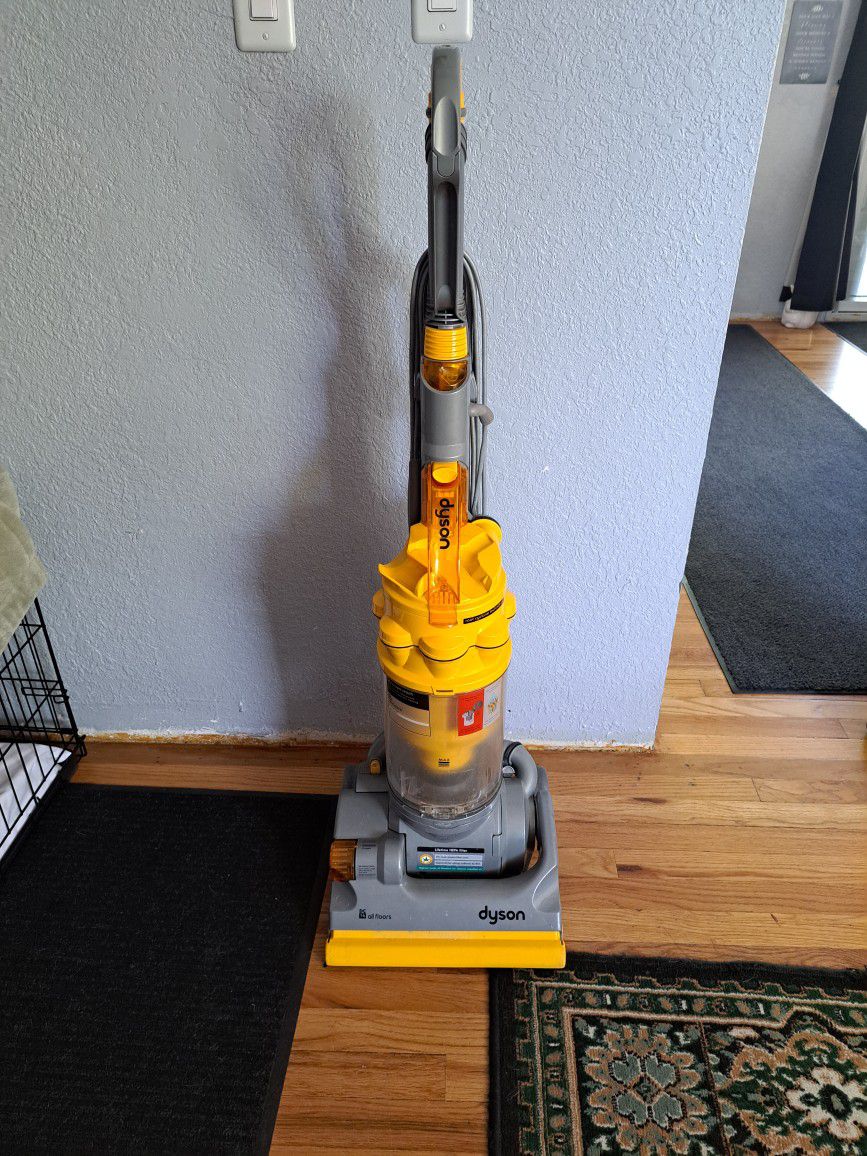 Dyson DC14 Vacuum Cleaner Upright Electric All Floors Yellow Bagless HEPA filter