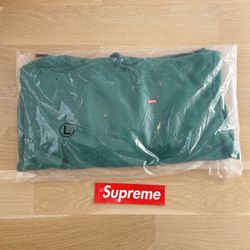 Supreme Small Box Hoodie Evergreen Large FW24