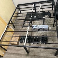 Queen bed frame heavy duty