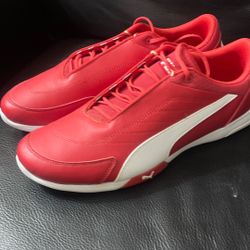 Puma Scuderia Ferrari x Kart Cat 3 Red Men’s Motorsport Driving Shoes SZ 12 