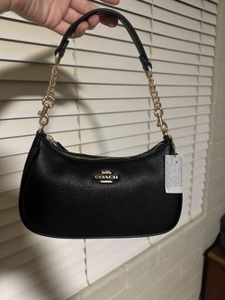 Black Coach Purse With Box Brand New 