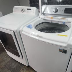 💯SAMSUNG SET STEAM WASHER AND ELECTRIC DRYER 👌 LARGE 