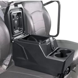 UTV Center Console Armrest Box with Cup Holders, Universal Fit Bench Seat Storage Compatible with Ranger 1000/ XP 1000/570, Uforce 1000/ 1000XL, Defen