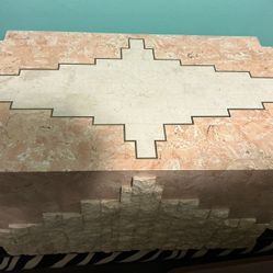 Tessellated Pink Stone Coffee Table