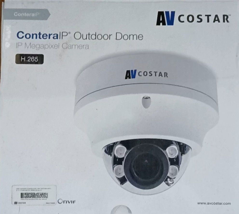 security Camera AV Costar Contera IP Outdoor dome