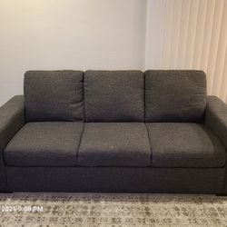 $125 Charcoal Grey Couch